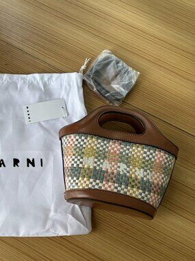 Marni Women's Brown Rainbow Shoulder Bag